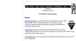 Desktop Screenshot of hermit.cc
