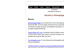 Tablet Screenshot of hermit.cc